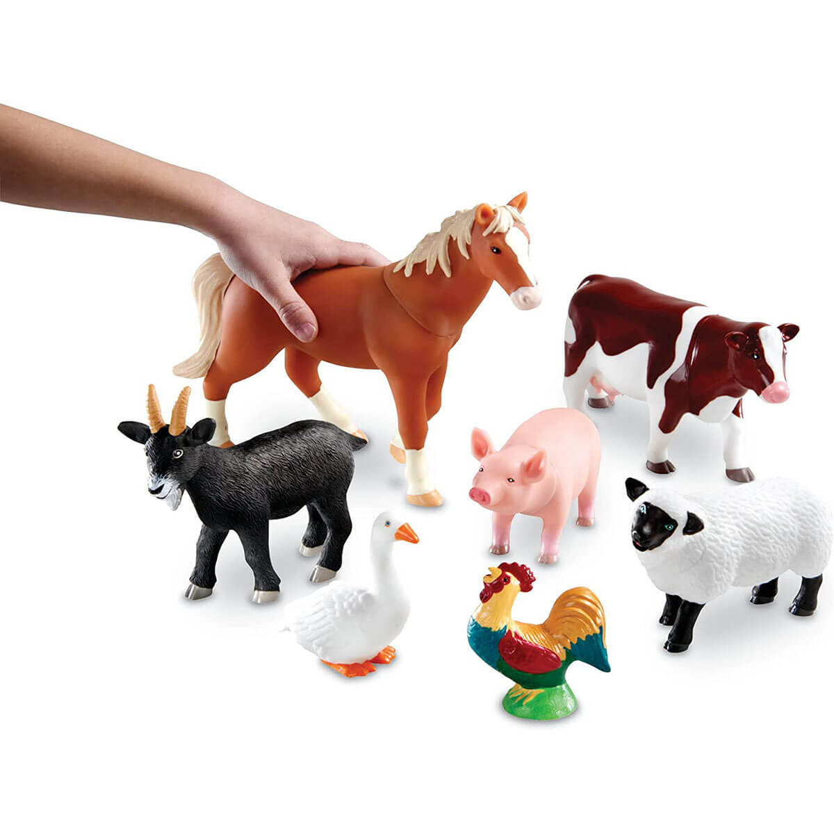 Figurines articulées les animaux de la ferme Tolo
