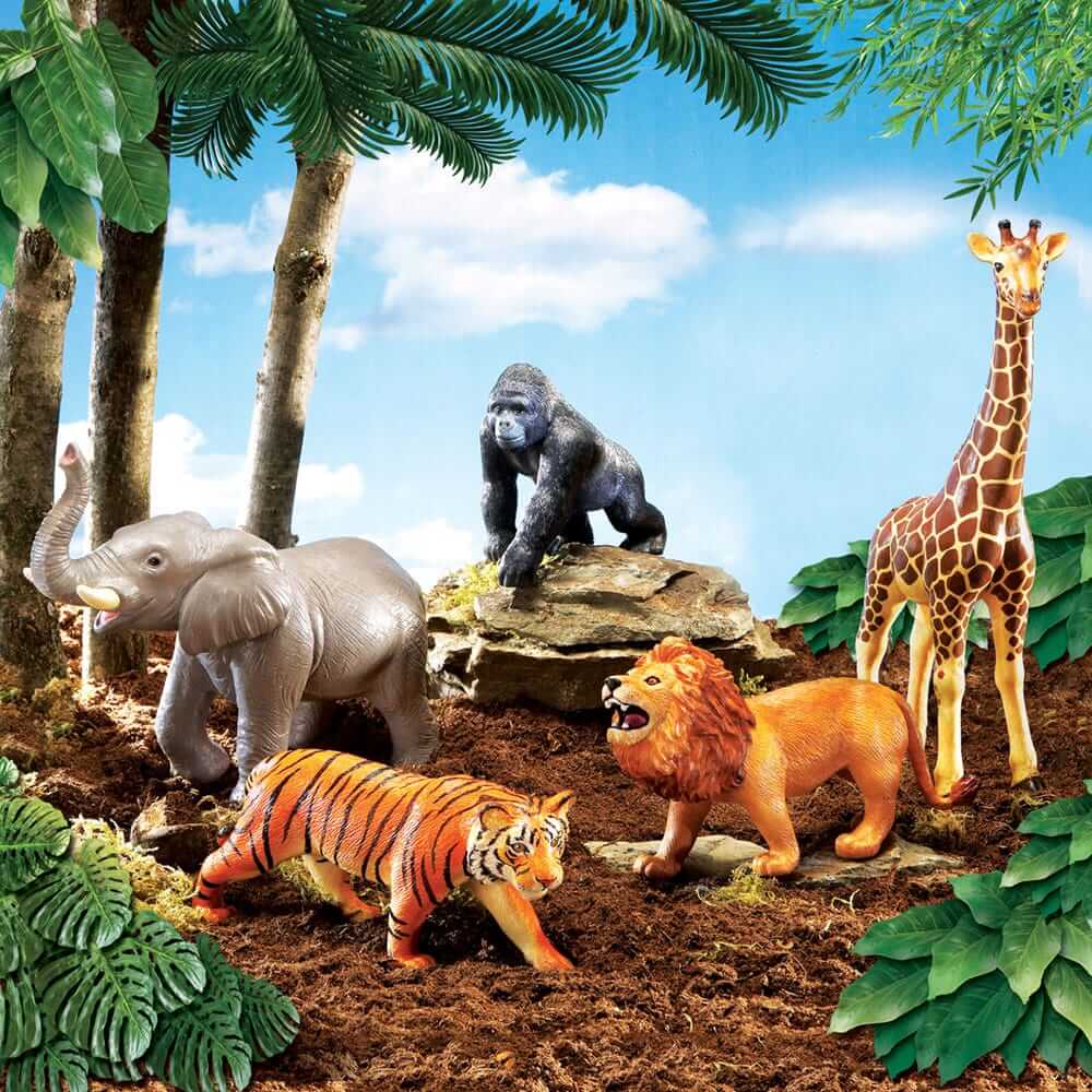 PUZZLE MAGNET Les animaux de la jungle