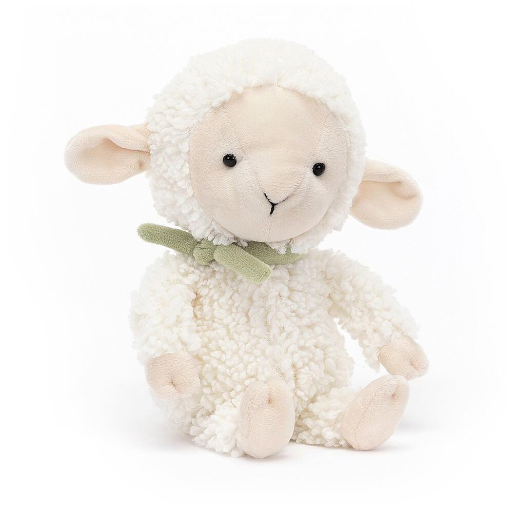 Fuzzkin Lamb in plush toy - Boutique LeoLudo