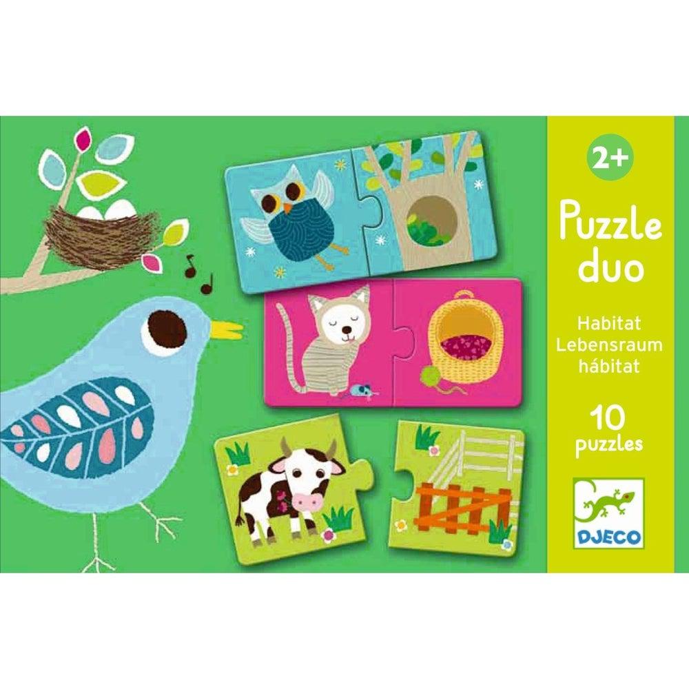 DJECO puzzle duo articulo animals 2 yrs+