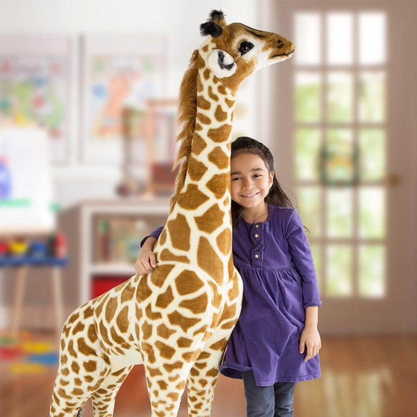 Melissa doug giraffe on sale giant stuffed animal