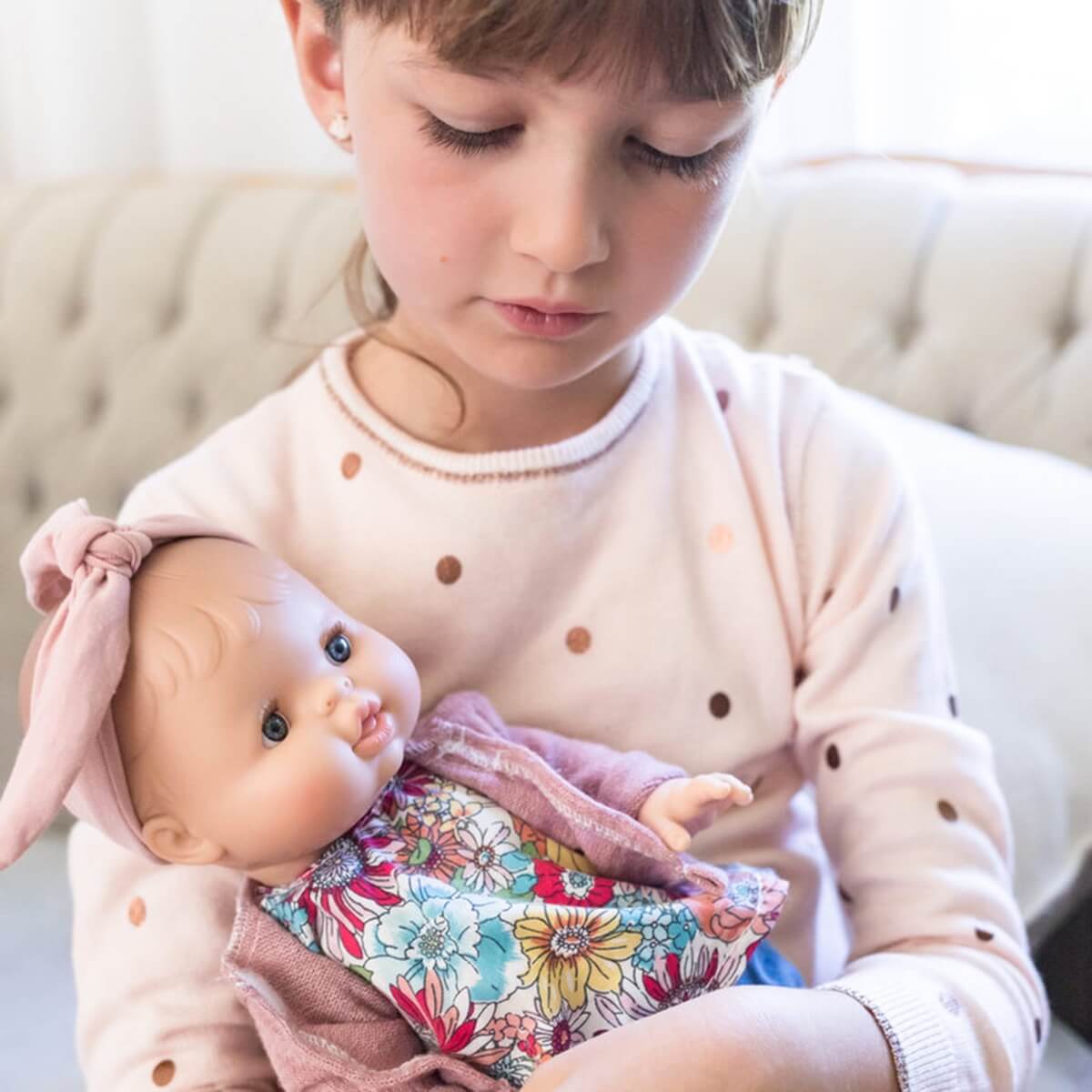 Poupée bébé Gordis en pyjama - Rose – Boutique LeoLudo