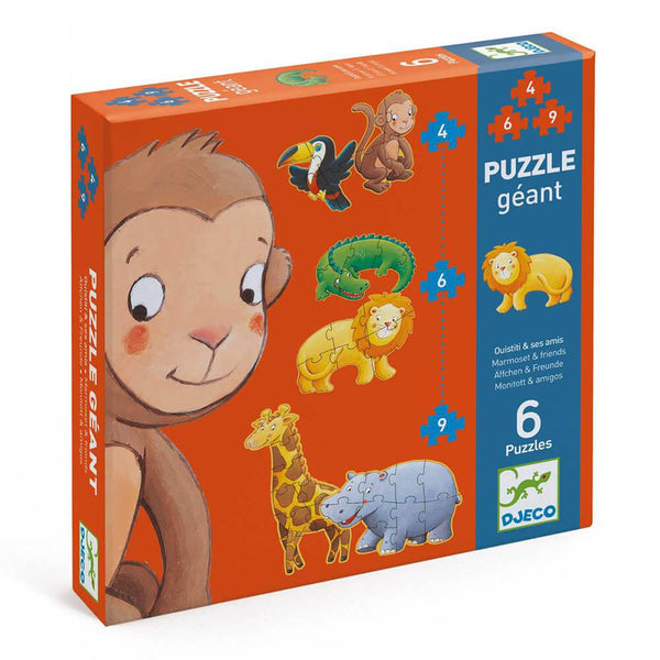3 puzzles geant 9-12-15 pieces evolutifs pissenlit et ses amis, puzzle